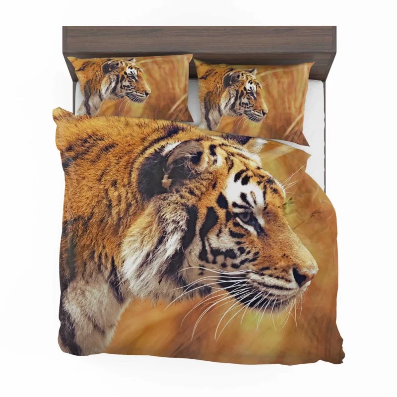 Tiger Intense Stare Wild Intrigue Bedding Set 1