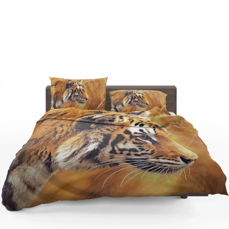 Tiger Intense Stare Wild Intrigue Bedding Set