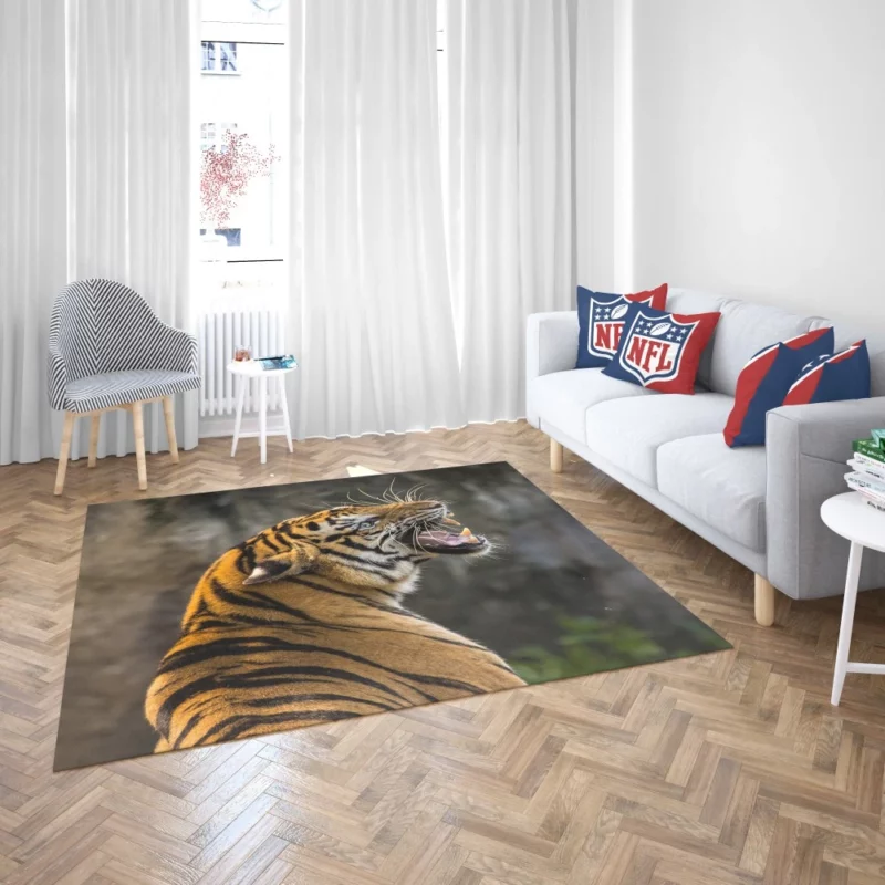 Tiger Majestic Presence Fierce Aura Rug 2