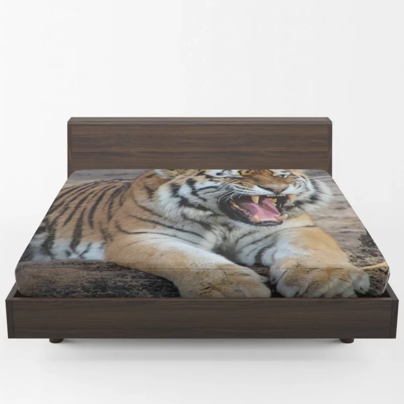 Tiger Mighty Roar Wild Majesty Fitted Sheet