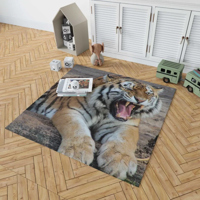 Tiger Mighty Roar Wild Majesty Rug 1