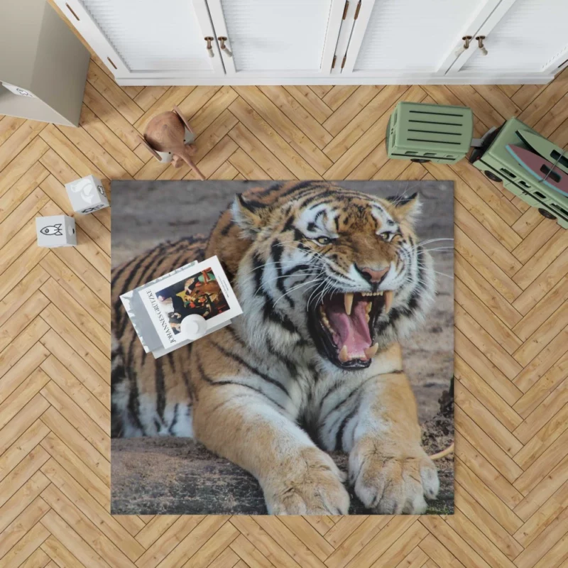 Tiger Mighty Roar Wild Majesty Rug