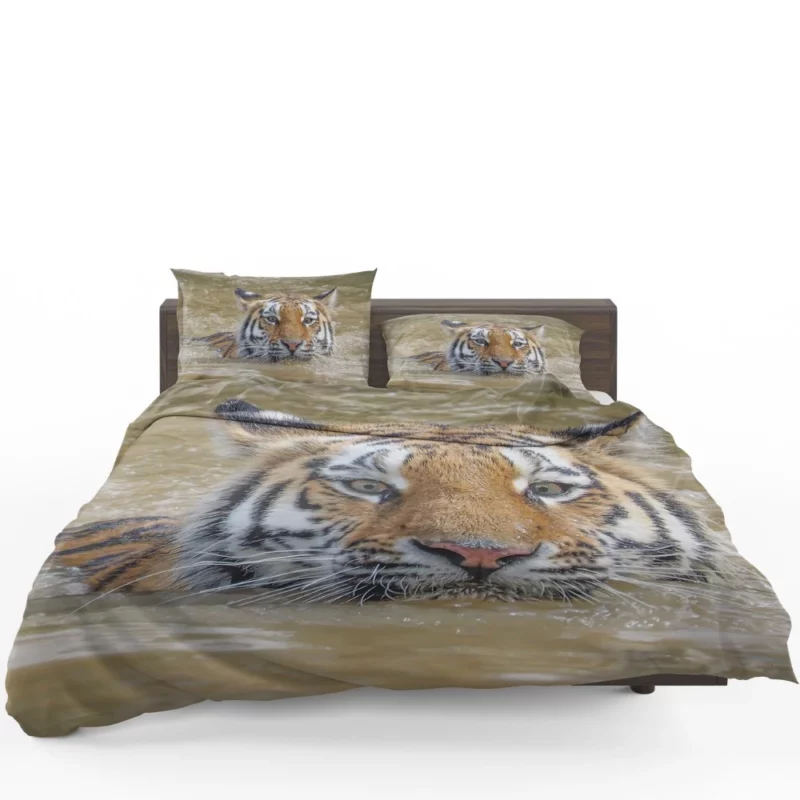 Tiger Reflective Stare Enigmatic Wonder Bedding Set