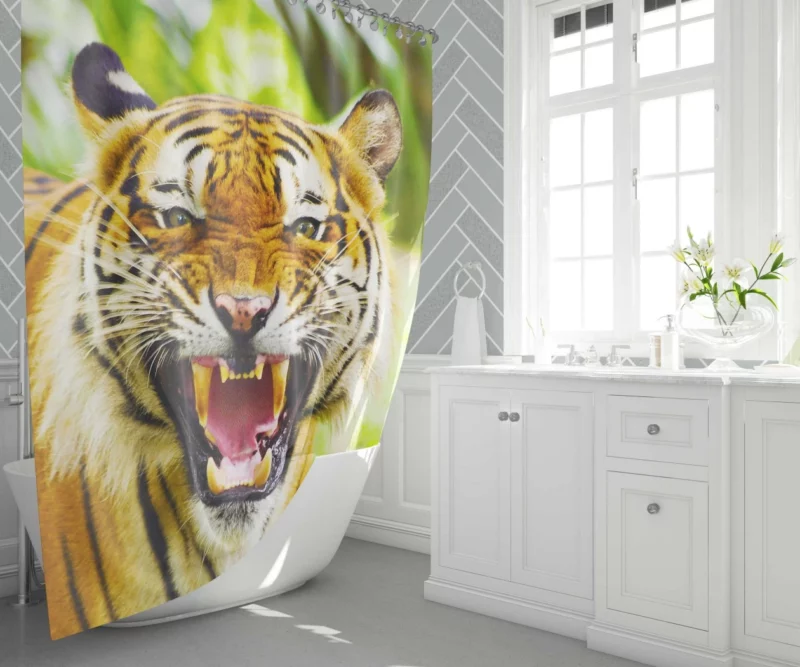 Tiger Regal Majesty Shower Curtain 1