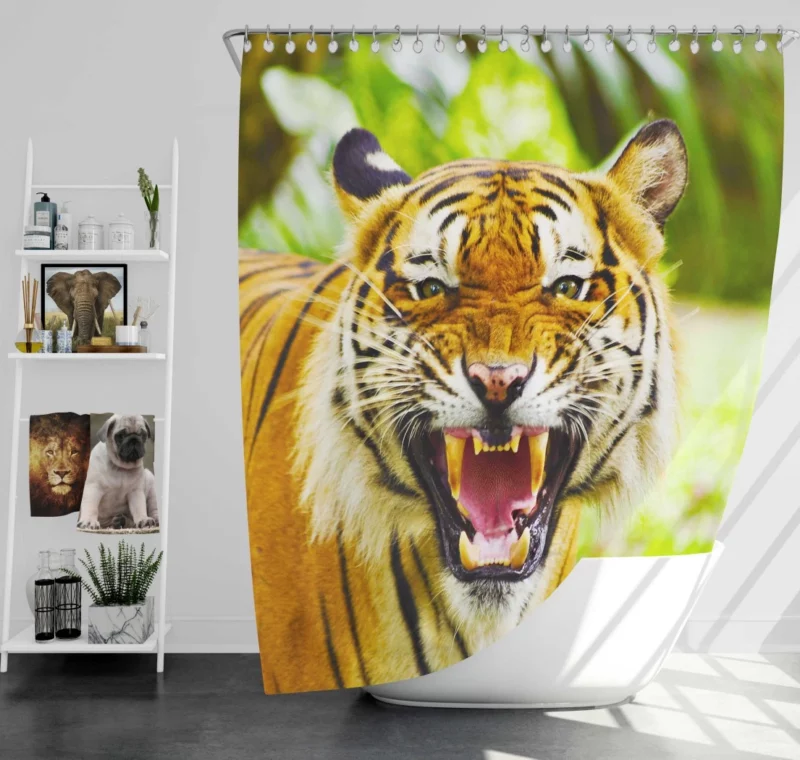 Tiger Regal Majesty Shower Curtain