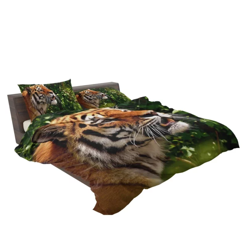 Tiger Stare Amidst Wilderness Bedding Set 2