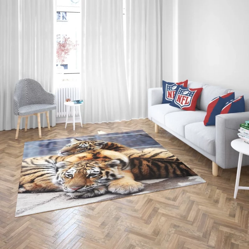 Tiger Stare Ferocious Rug 2