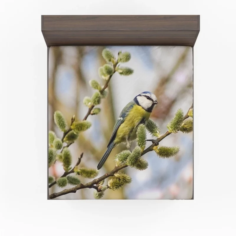 Titmouse Delicate Presence Aerial Beauty Fitted Sheet 1