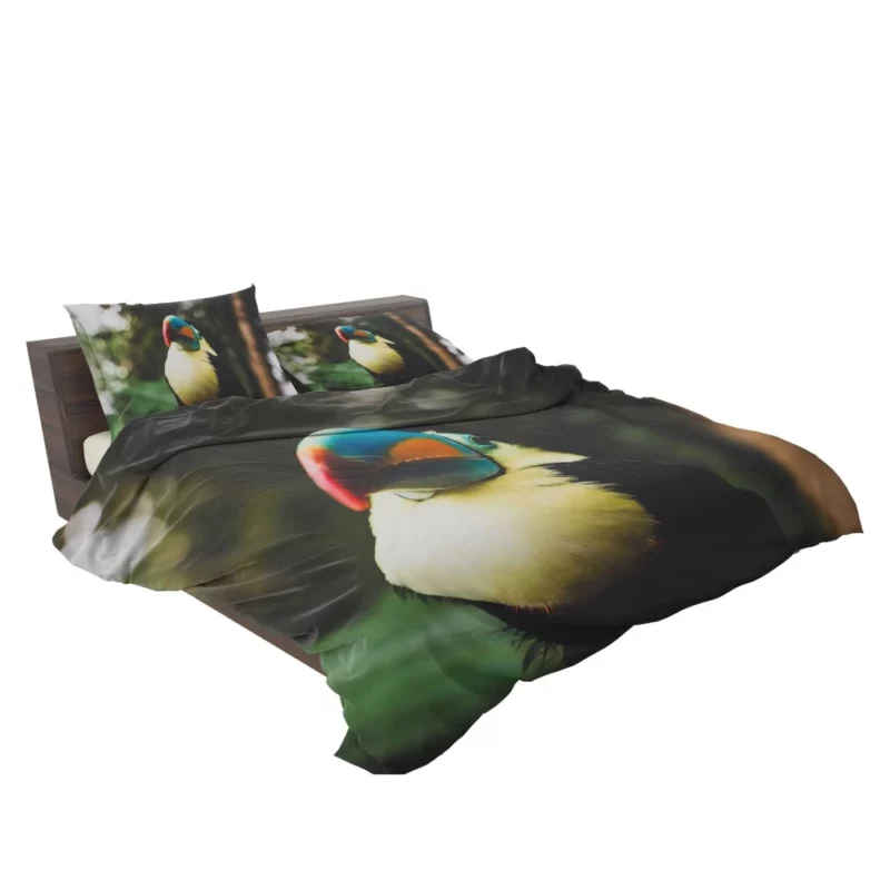 Toucan Colorful Beak Tropical Charm Bedding Set 2