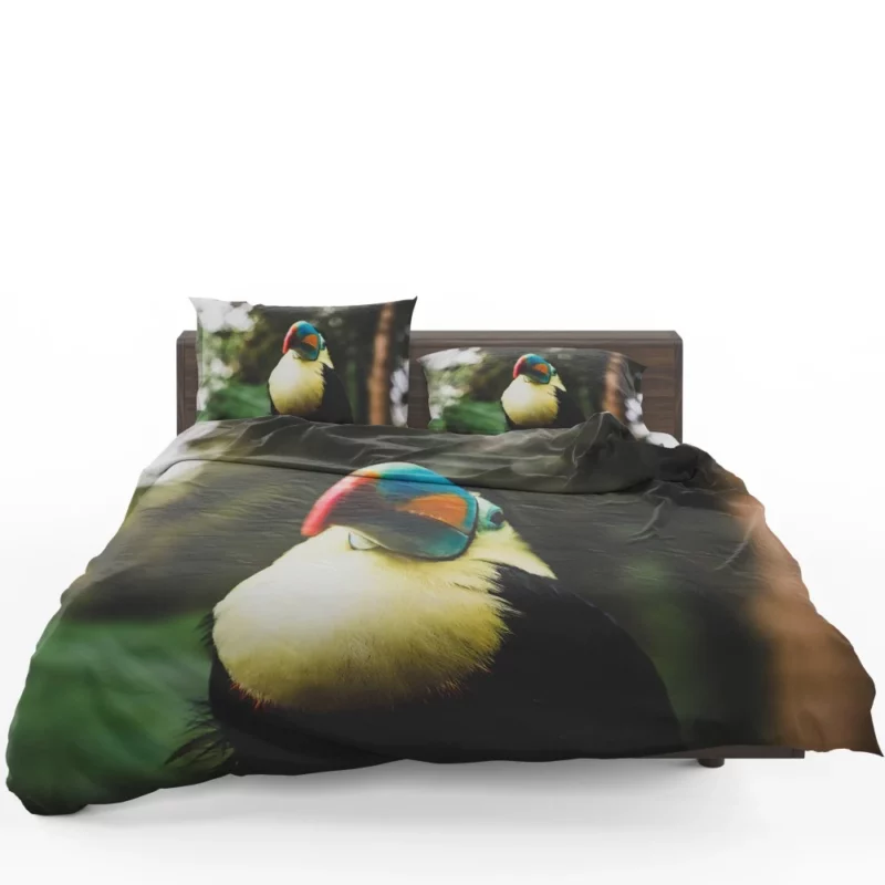 Toucan Colorful Beak Tropical Charm Bedding Set