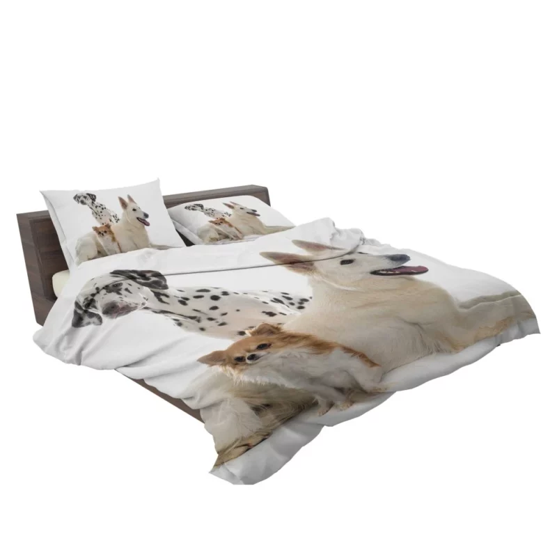 Trio of Canine Companions Unlikely Friends Bedding Set 2