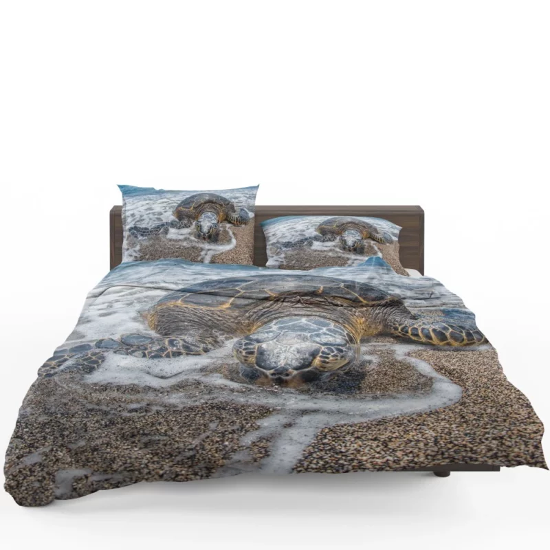 Turtle on the Beach Aquatic Delight Bedding Set