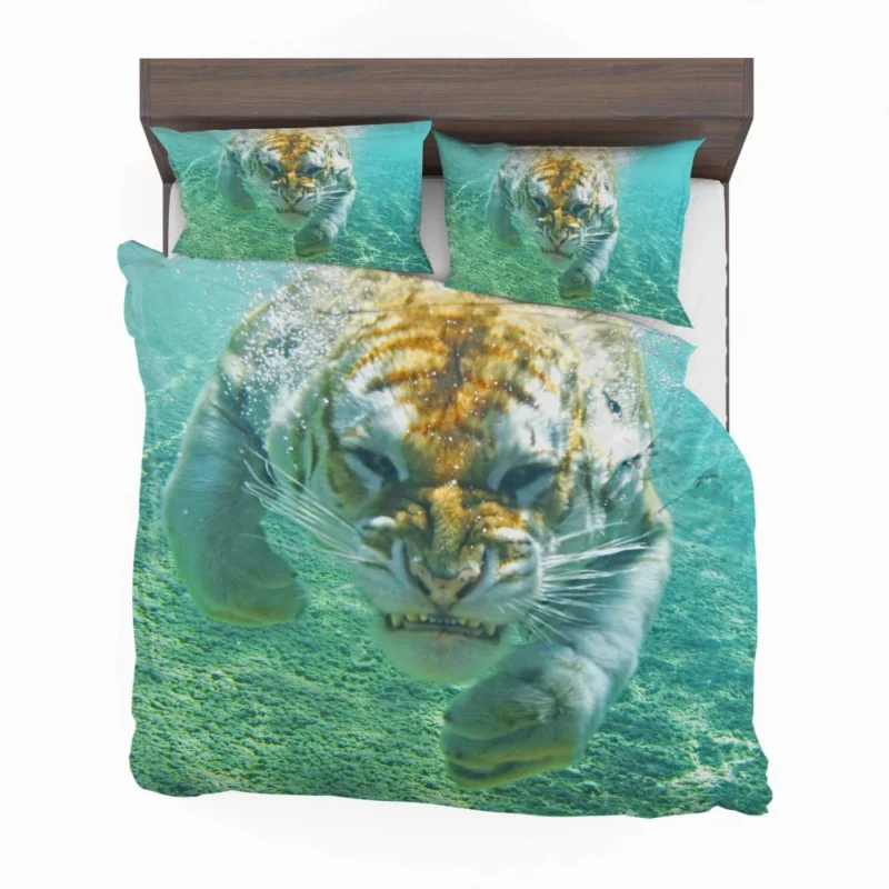 Underwater Tiger Majestic Swim Bedding Set 1