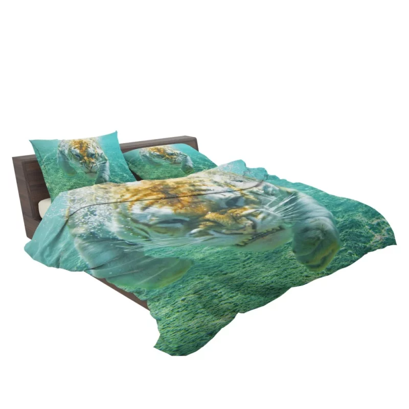 Underwater Tiger Majestic Swim Bedding Set 2