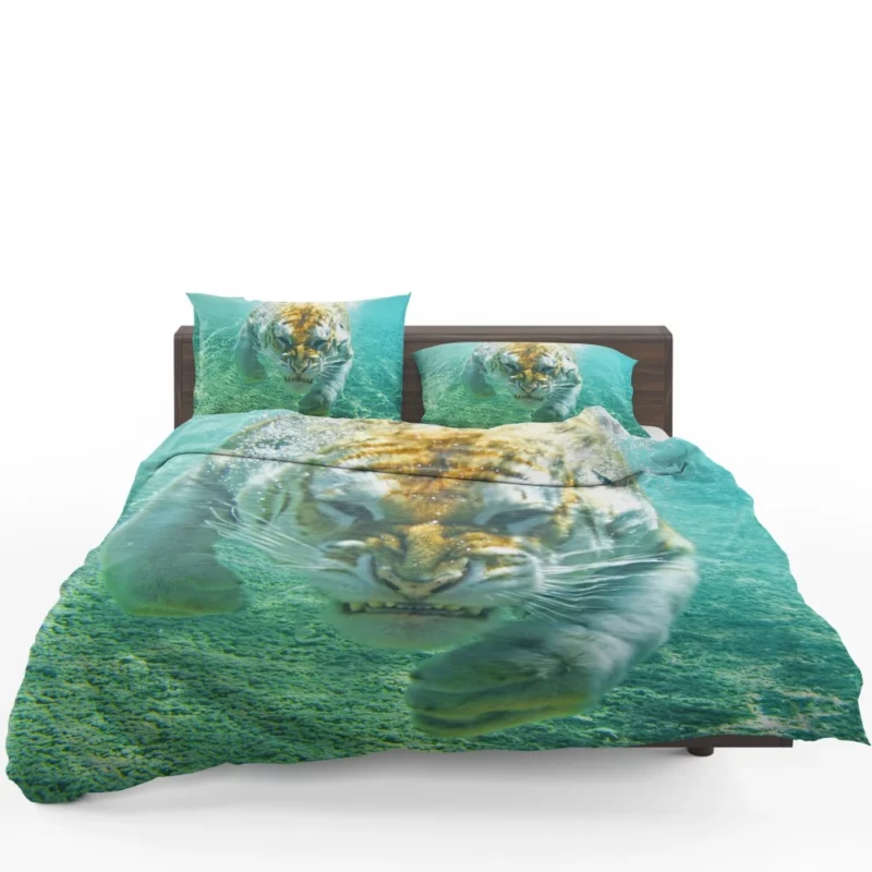 Underwater Tiger Majestic Swim Bedding Set