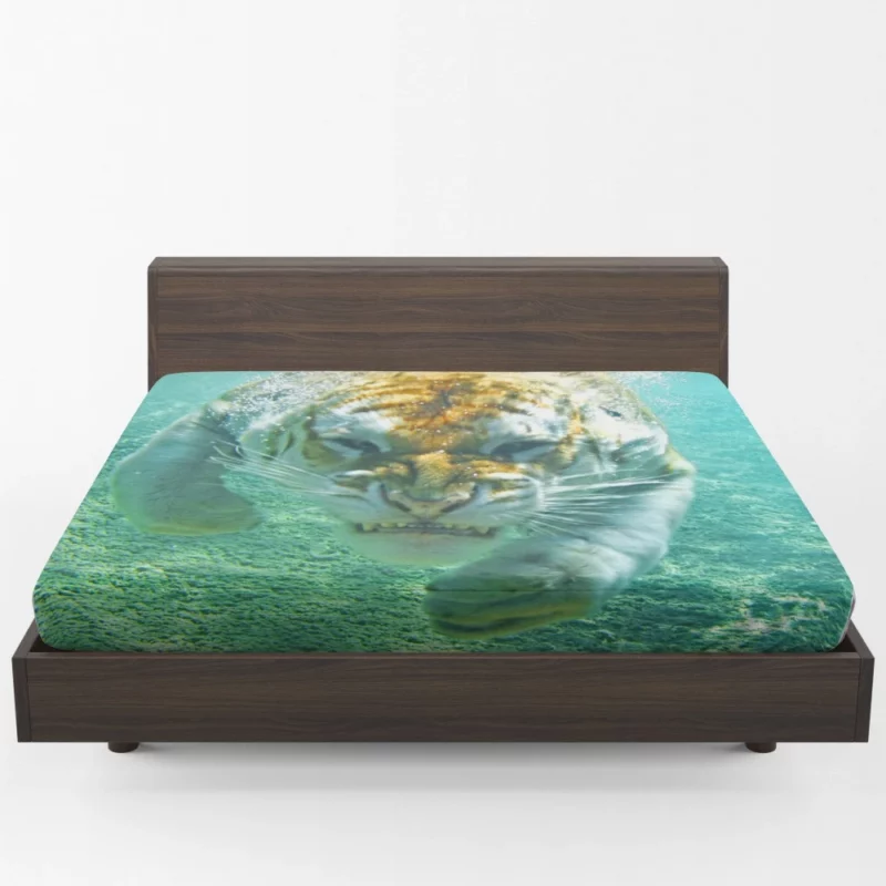 Underwater Tiger Majestic Swim Fitted Sheet