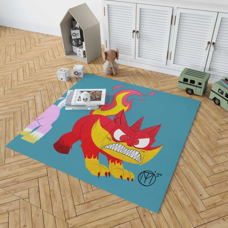 Unikitty Lego Movie Feline Unicorn Rug 1