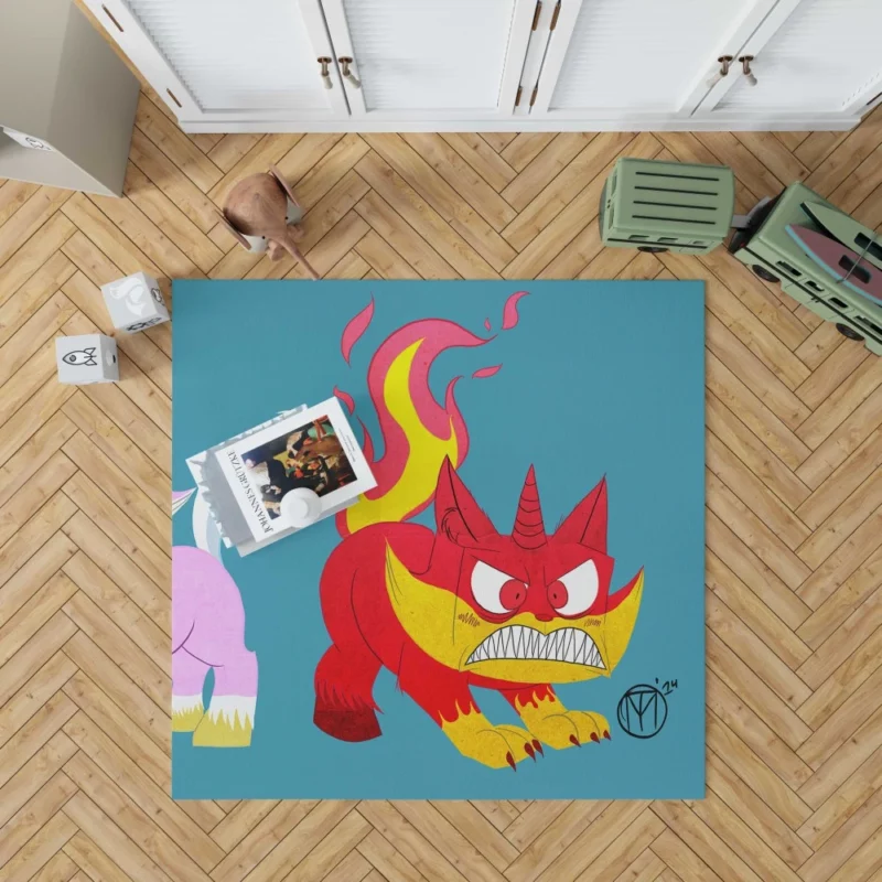 Unikitty Lego Movie Feline Unicorn Rug