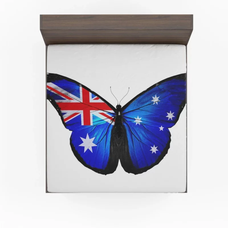 Union Jack Butterfly British Beauty Unleashed Fitted Sheet 1