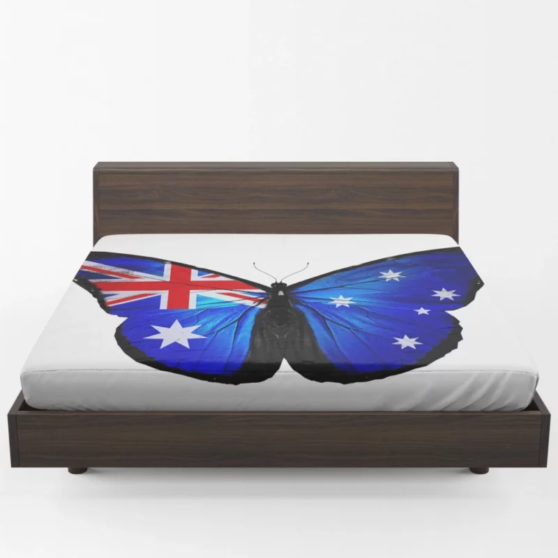 Union Jack Butterfly British Beauty Unleashed Fitted Sheet