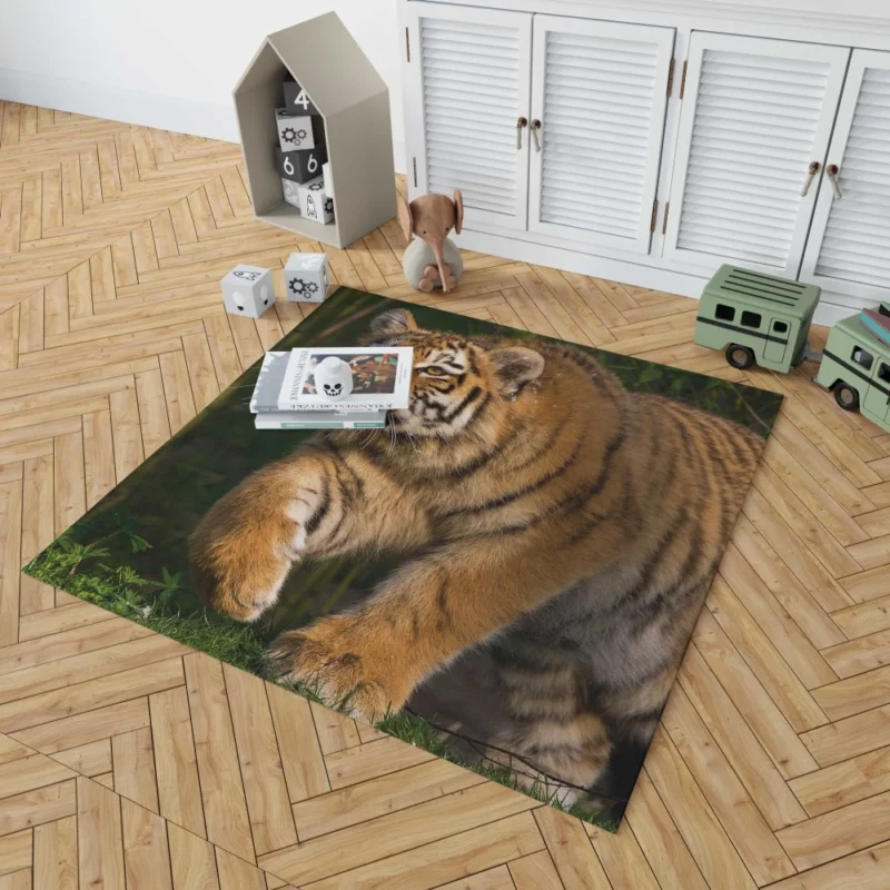 Untamed Beauty Majestic Tiger Rug 1