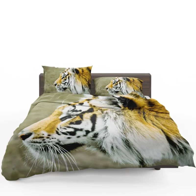 Untamed Gaze Tiger Fierce Stare Bedding Set