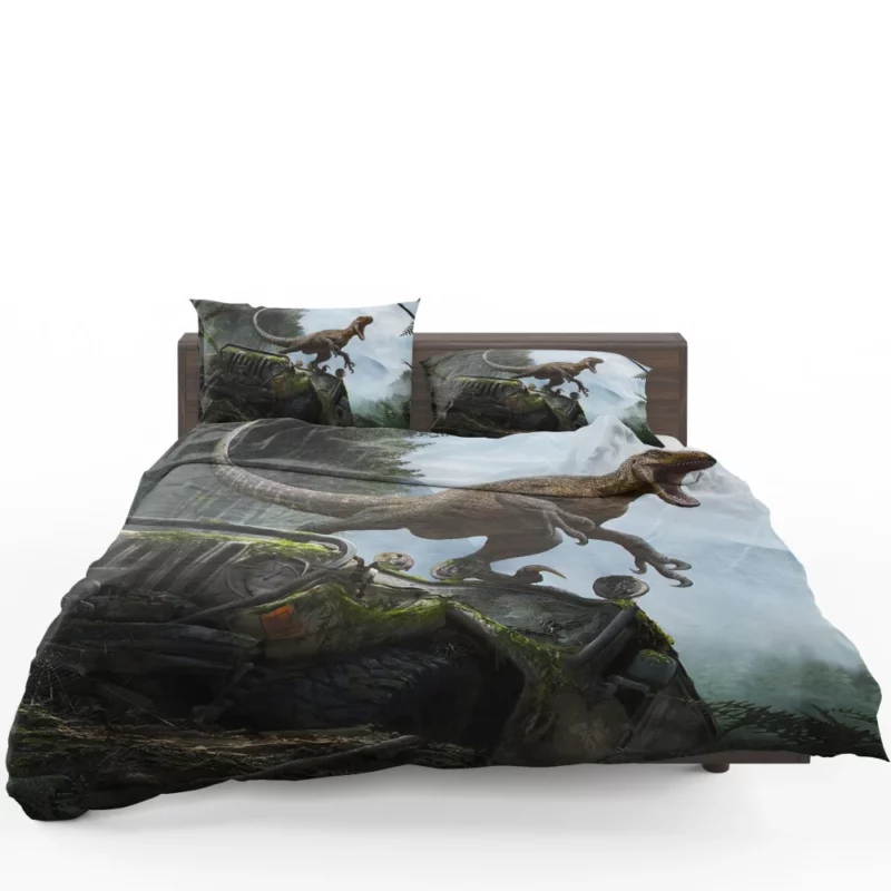 Velociraptor Mesmerizing Gaze Bedding Set