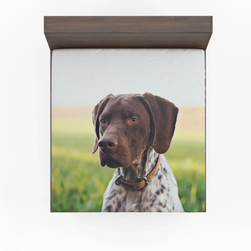 Versatile Pointer German Shorthaired Charm Fitted Sheet 1