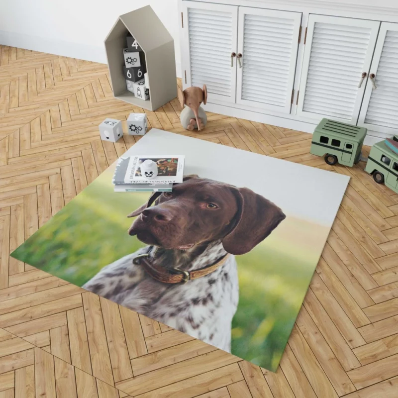 Versatile Pointer German Shorthaired Charm Rug 1