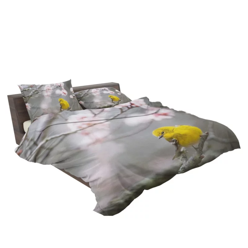 Warbler Melodic Tune Pine Dweller Bedding Set 2