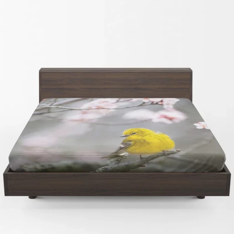 Warbler Melodic Tune Pine Dweller Fitted Sheet