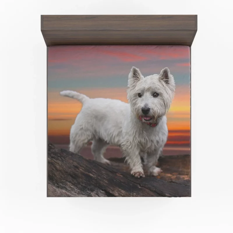 West Highland Terrier Terrier Charm Fitted Sheet 1