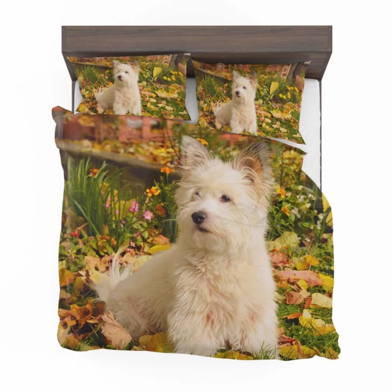 West Highland White Terrier Playful Spirit Bedding Set 1