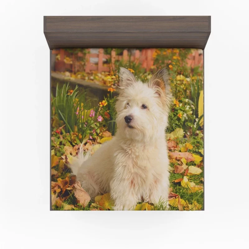 West Highland White Terrier Playful Spirit Fitted Sheet 1