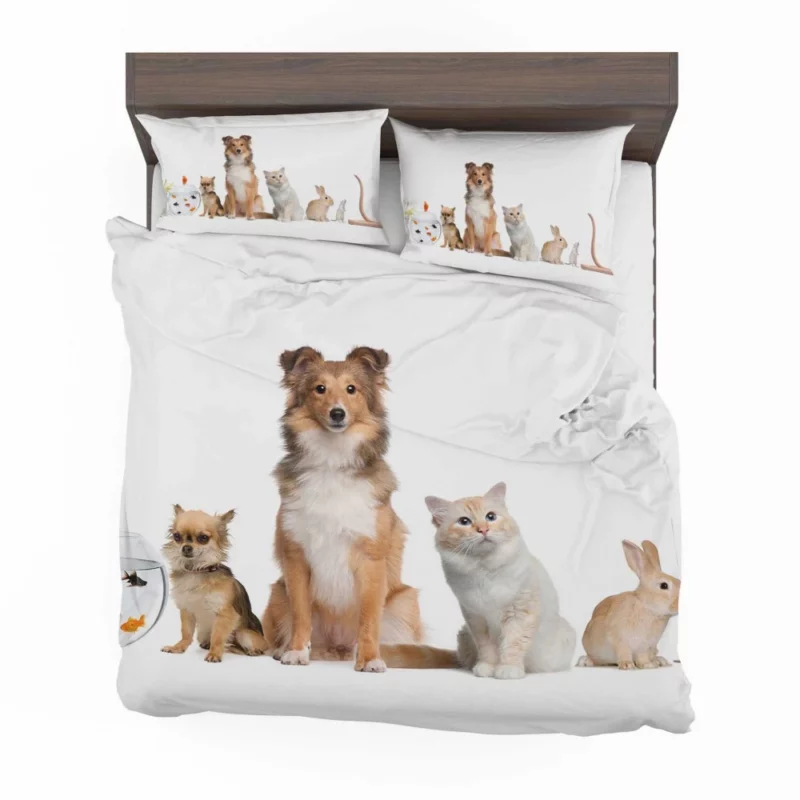 Whimsical Pets Ensemble Furry Bonds Bedding Set 1