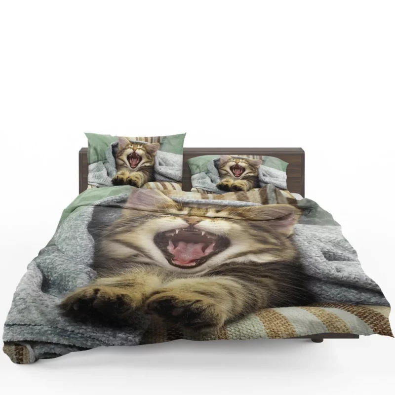 Whisker Charm Curious Cat Playfulness Bedding Set