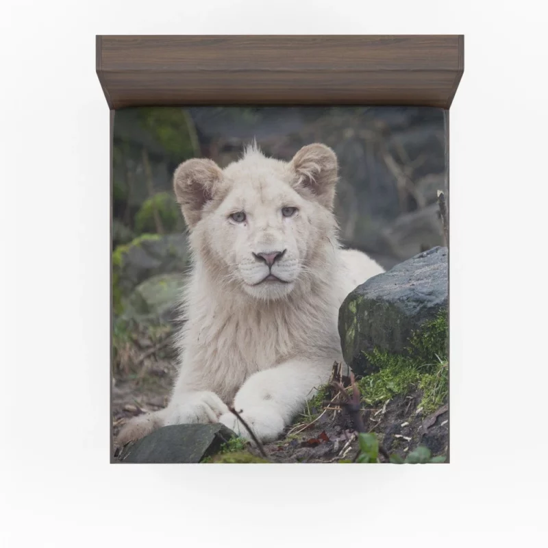 White Lion Majesty Regal Beauty Fitted Sheet 1