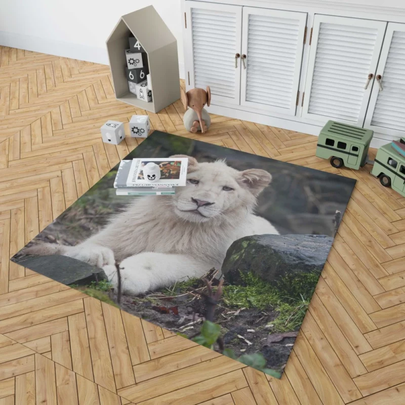 White Lion Majesty Regal Beauty Rug 1