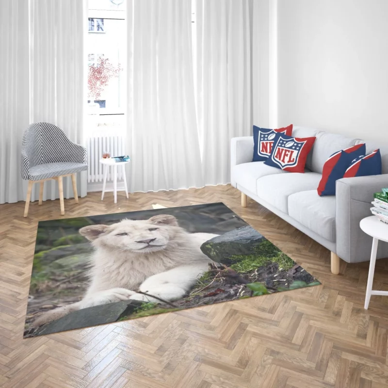 White Lion Majesty Regal Beauty Rug 2