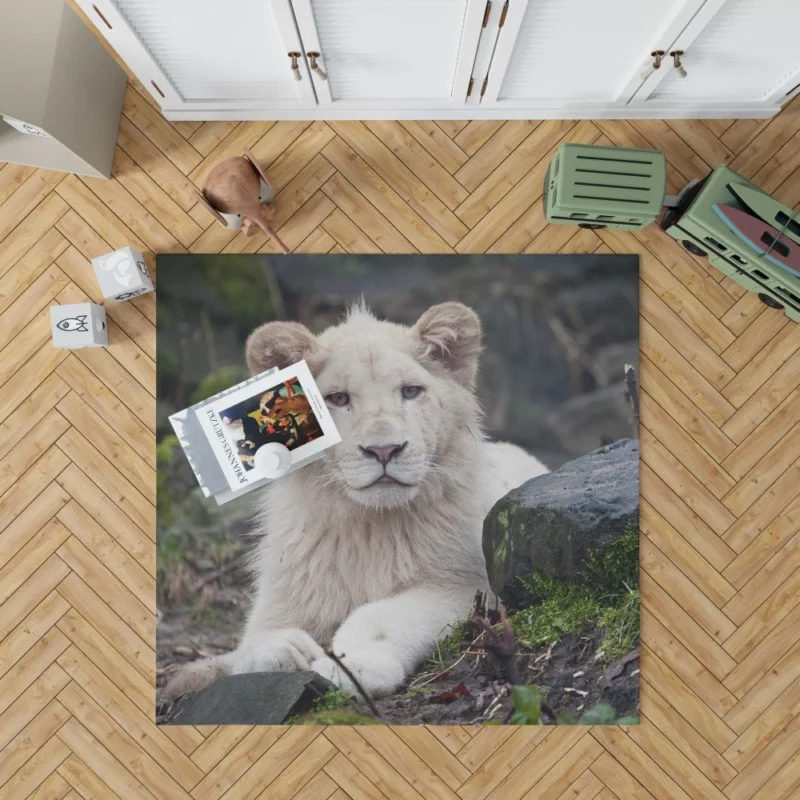 White Lion Majesty Regal Beauty Rug