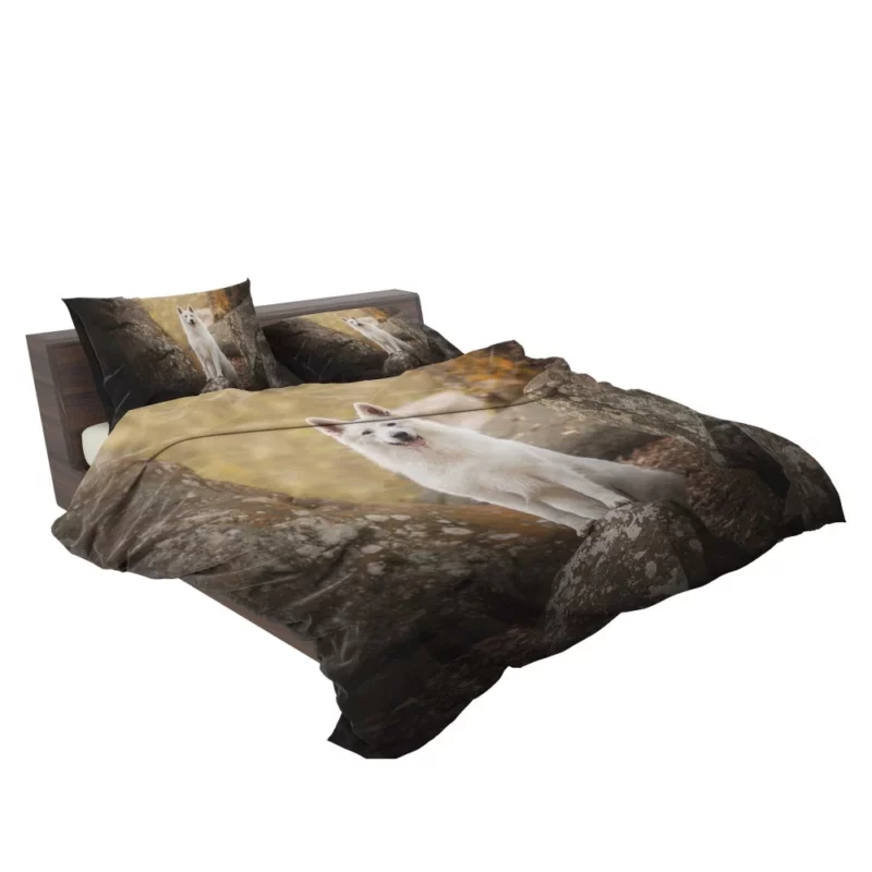 White Shepherd Depth of Field Elegance Bedding Set 2