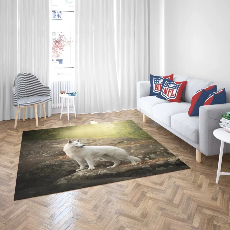 White Shepherd Enigmatic Persona Rug 2