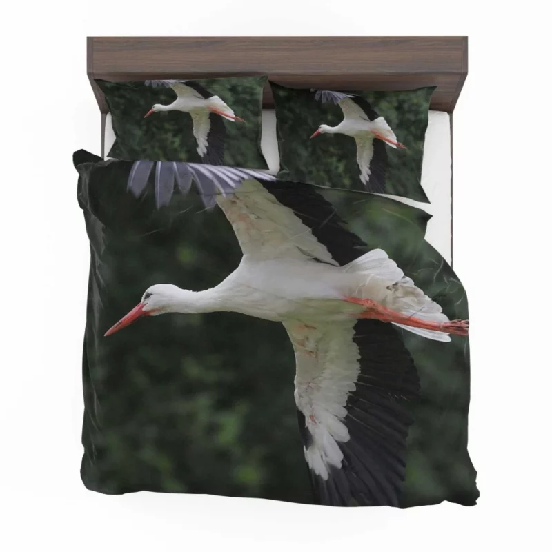 White Stork Airborne Elegance Aerial Majesty Bedding Set 1