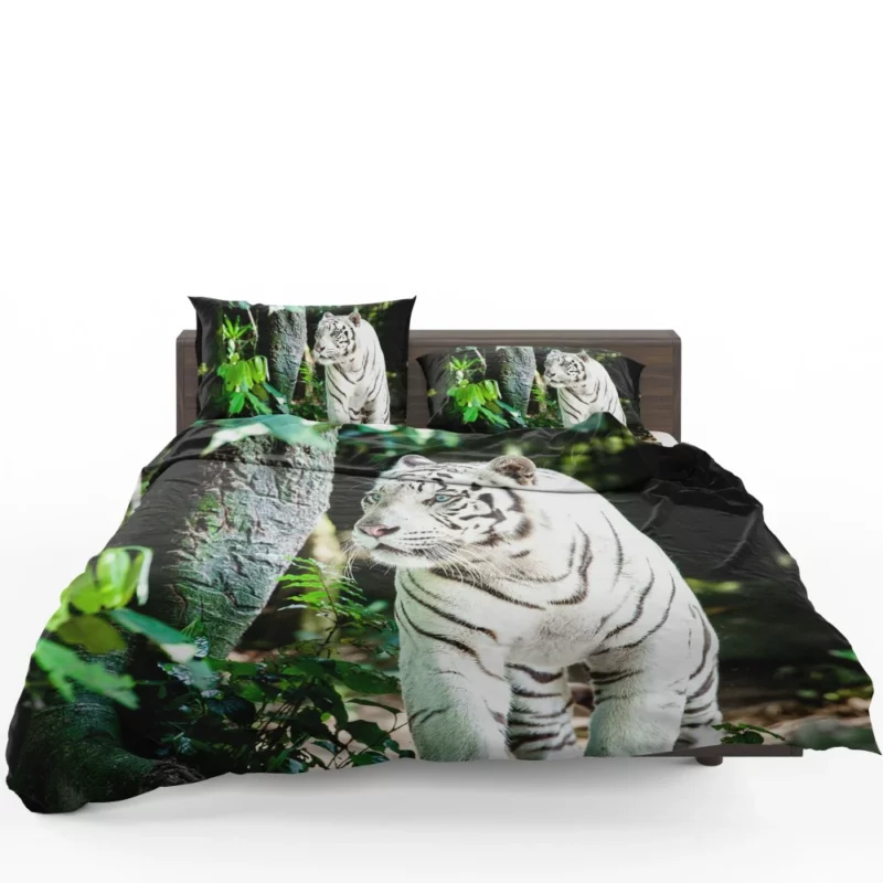 White Tiger Majestic Aura Bedding Set