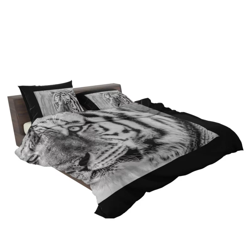 White Tiger Majestic Gaze Bedding Set 2