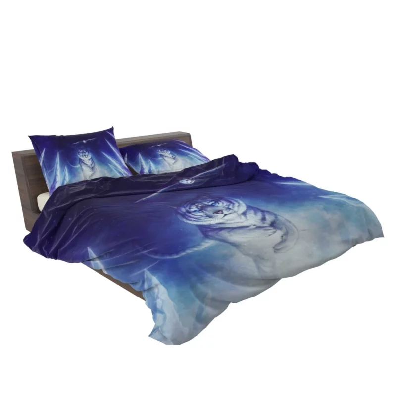 White Tiger and Owl Precursor Artwork Bedding Set 2