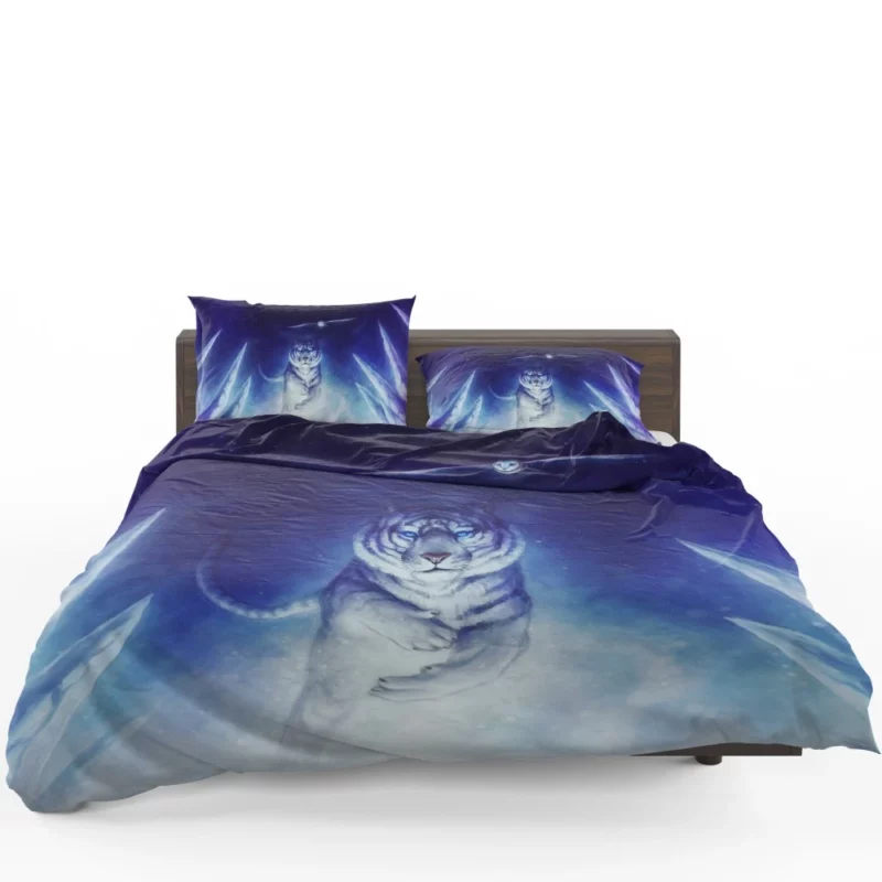 White Tiger and Owl Precursor Artwork Bedding Set