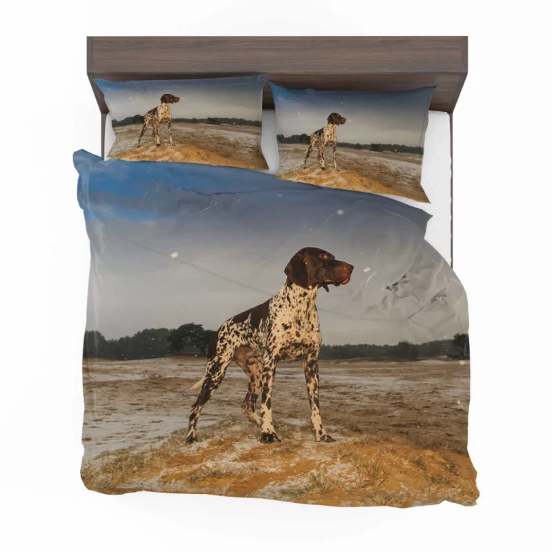 Wild German Shorthaired Pointer Gaze Bedding Set 1