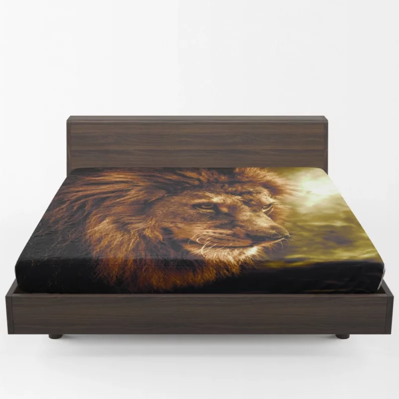 Wilderness Majesty Lion Regal Roar Fitted Sheet