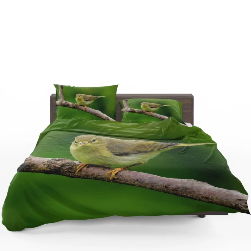 Willow Warbler Tranquil Branch Harmonious Rest Bedding Set